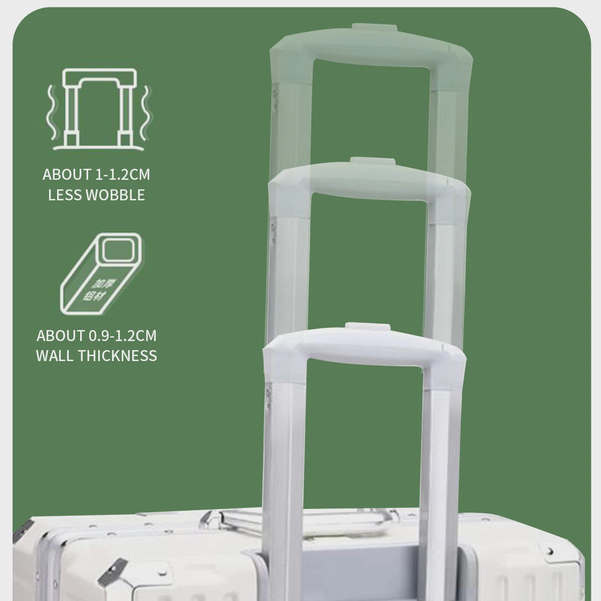 Ruime Koffer Trolley - Stevig & Duurzaam - Handbagage Geschikt - Unisex