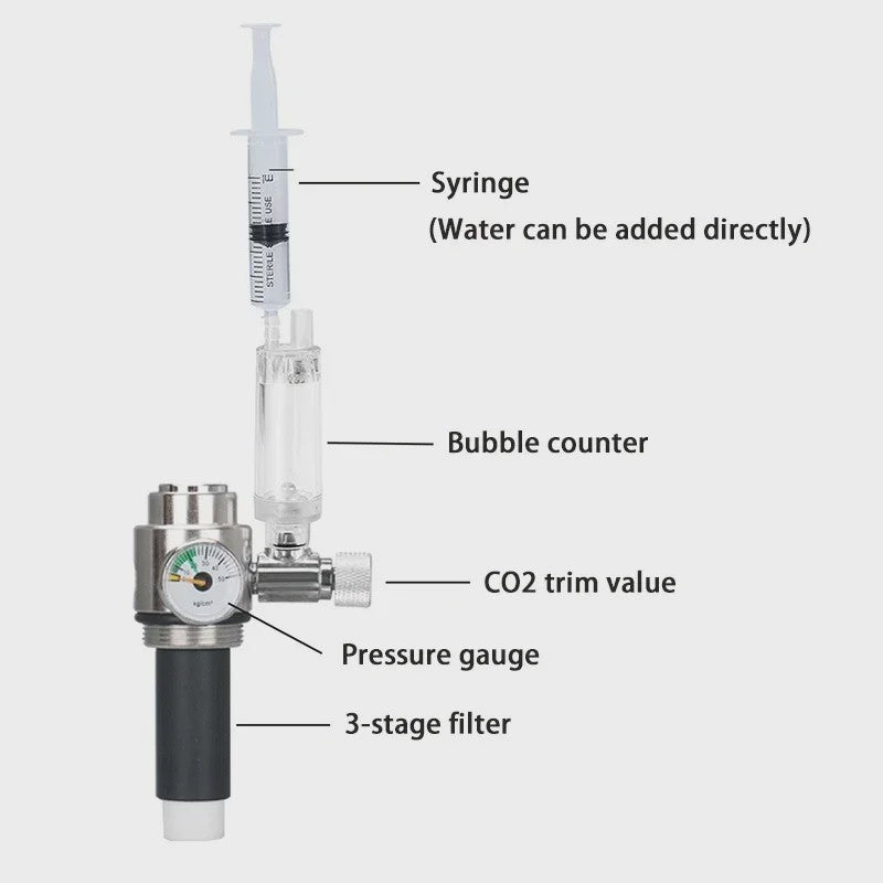 Roestvrijstalen Aquarium CO2 Generator Systeem Kit voor Plantengroei