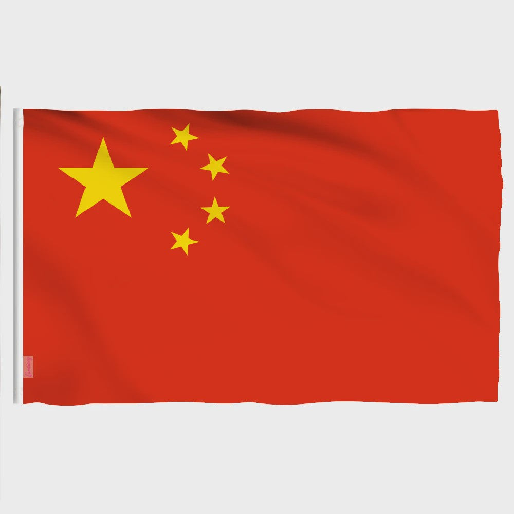 Chinese Vlag 3x5FT Polyester - Nationaal Symbool met 5 Sterren