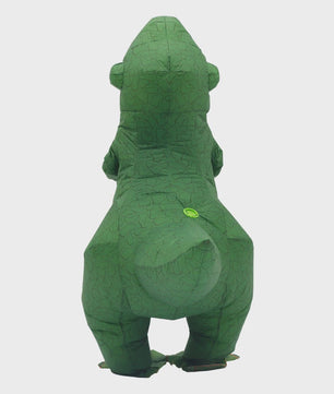 Opblaasbaar T-Rex Dino Kostuum voor Volwassenen - Mascot Feest Outfit