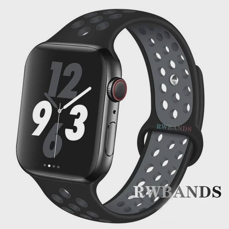 Ademende Sportband voor Apple Watch (38-49mm) - Comfortabele Vervangingsband