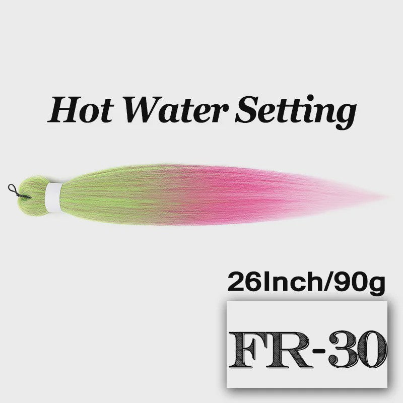 Pre-stretched Braiding Hair 26 Inch - Synthetische Haarverlengingen voor Crochet Braids in Kleuren