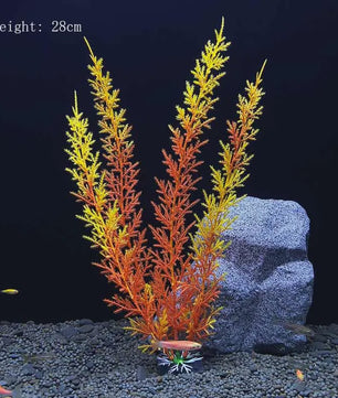 Kunstplanten Aquarium Set - Levendige Decoratie voor Vissenkom en Waterplanten
