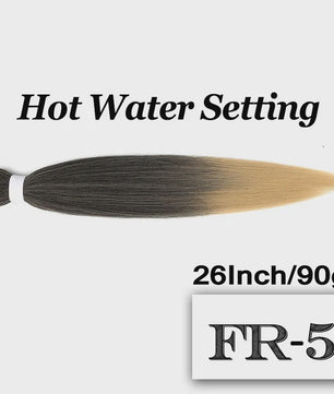 Pre-stretched Braiding Hair 26 Inch - Synthetische Haarverlengingen voor Crochet Braids in Kleuren