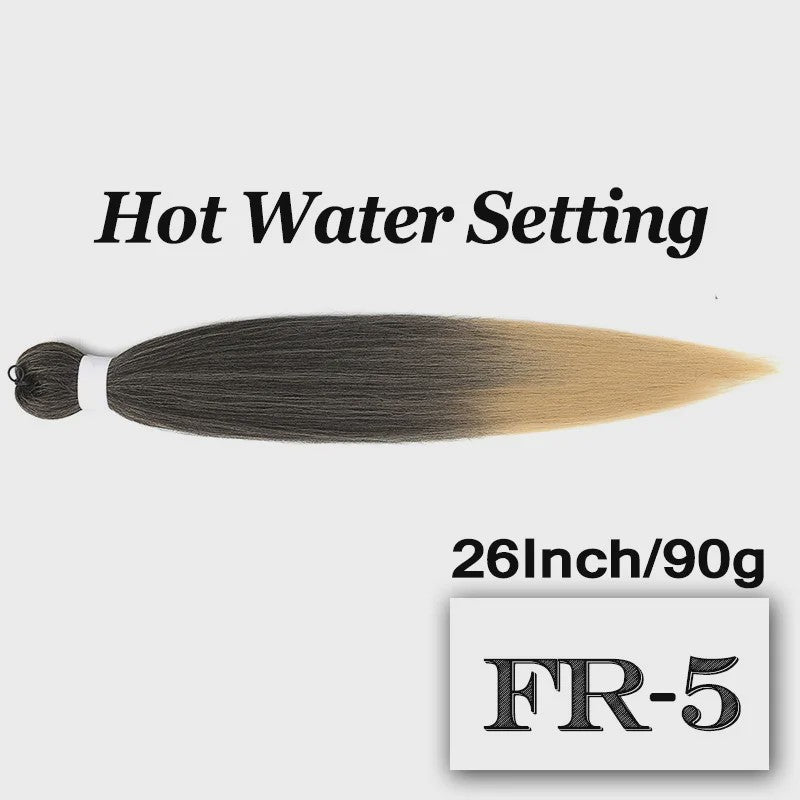 Pre-stretched Braiding Hair 26 Inch - Synthetische Haarverlengingen voor Crochet Braids in Kleuren
