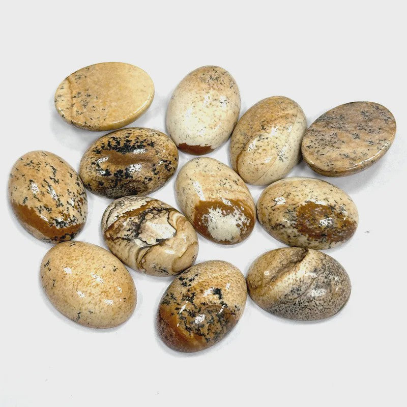 10x Kristal Cabochons Ovaal 13x18mm - Natuurlijke Helende Stenen voor Sieraden Maken
