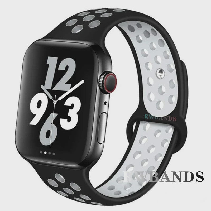 Ademende Sportband voor Apple Watch (38-49mm) - Comfortabele Vervangingsband