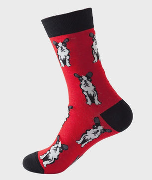 Unisex Katoenen Sokken met Vrolijke Fruit, Dieren & Kunst Prints - Hip Hop & Skateboard Stijl
