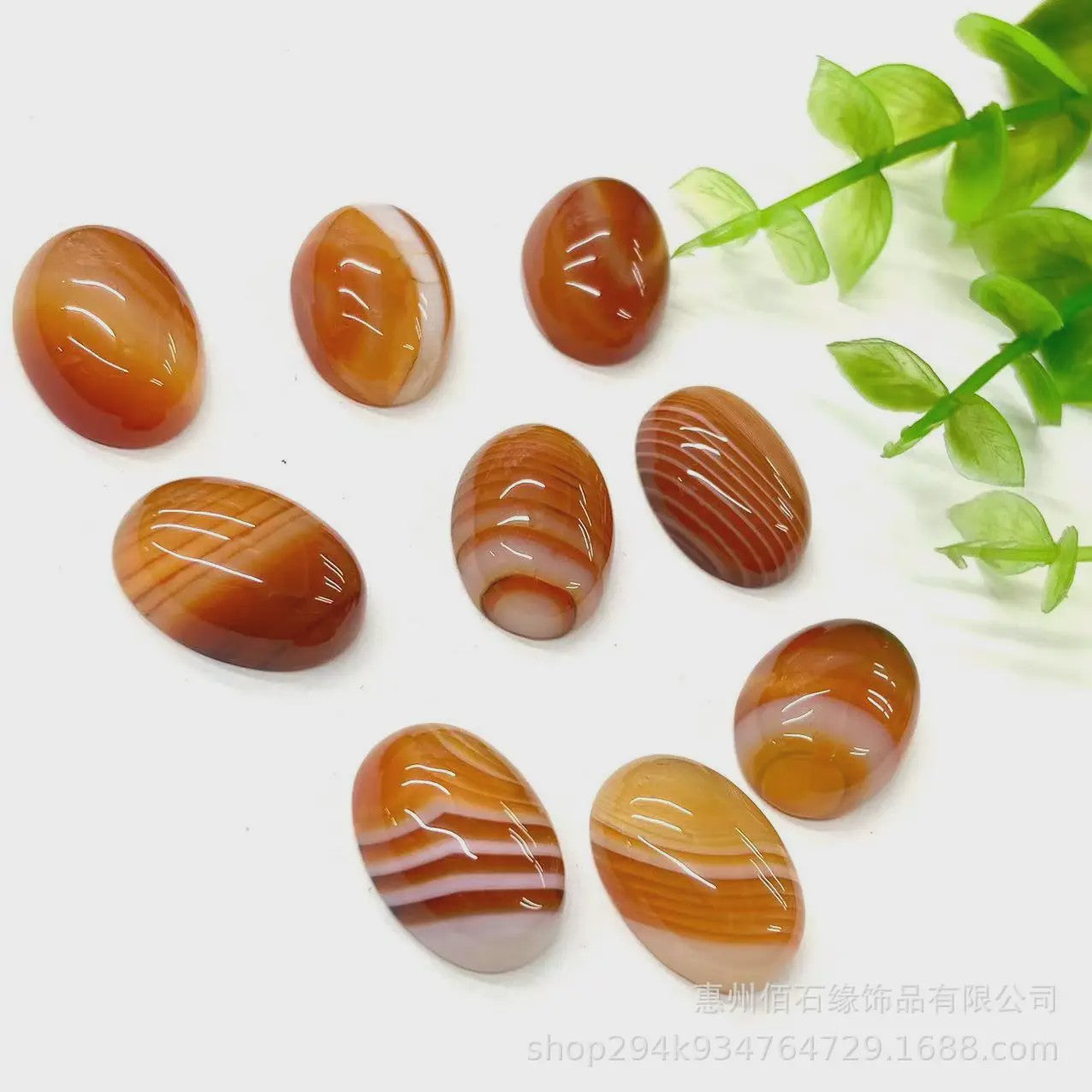 10x Kristal Cabochons Ovaal 13x18mm - Natuurlijke Helende Stenen voor Sieraden Maken