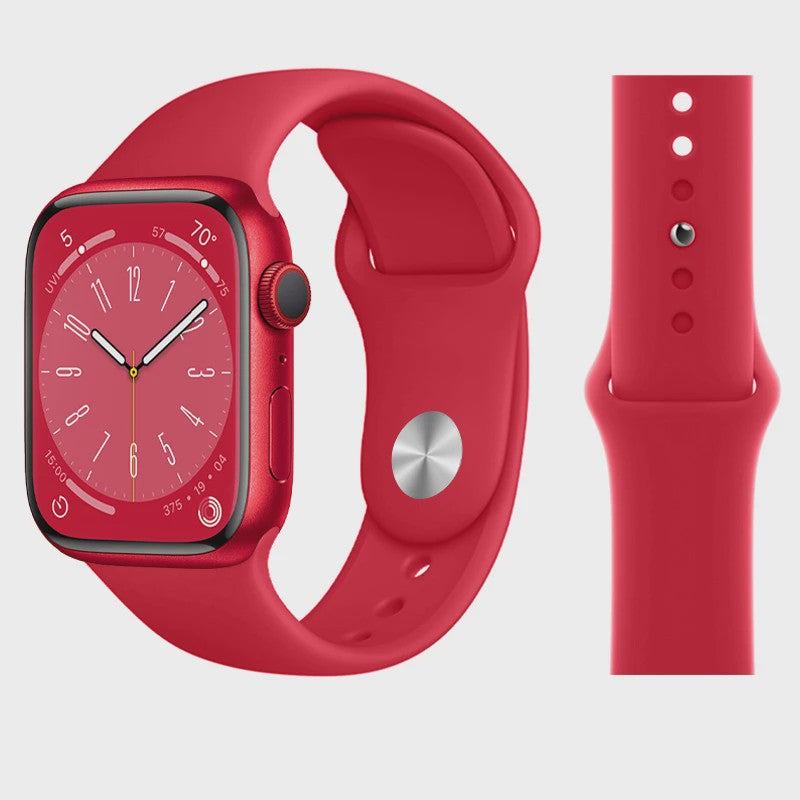 Sport Siliconen Bandje voor Apple Watch 38-49mm - Serie 1 t/m 11, SE, Ultra