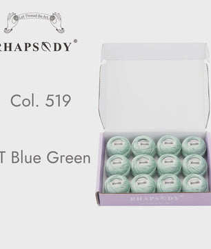 Rhapsody Pearl Cotton Garen Set - Maat 8 - 12 Bollen voor Haken, Borduren & Knutselen
