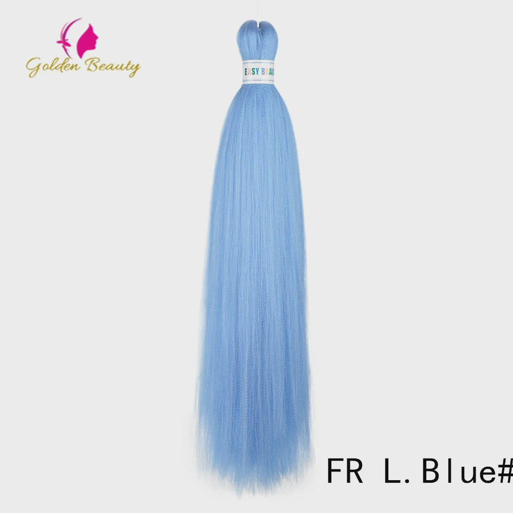 26 Inch Ombre Kleuren Vlechtsel Haar Synthetisch Pre-stretched Jumbo Braids Haar voor Cosplay & Pruiken