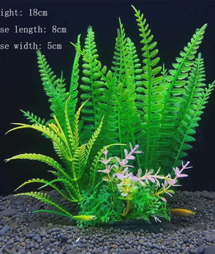 Kunstplanten Aquarium Set - Levendige Decoratie voor Vissenkom en Waterplanten