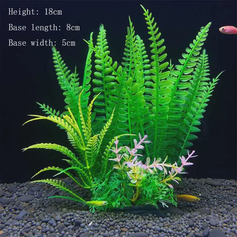 Kunstplanten Aquarium Set - Levendige Decoratie voor Vissenkom en Waterplanten