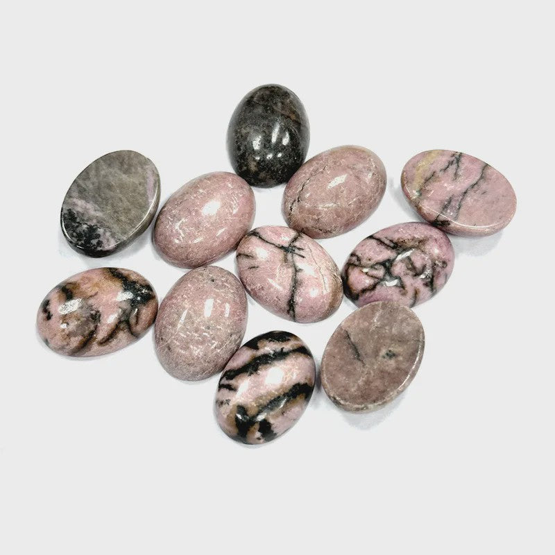 10x Kristal Cabochons Ovaal 13x18mm - Natuurlijke Helende Stenen voor Sieraden Maken