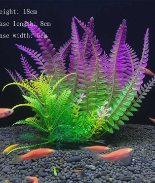 Kunstplanten Aquarium Set - Levendige Decoratie voor Vissenkom en Waterplanten