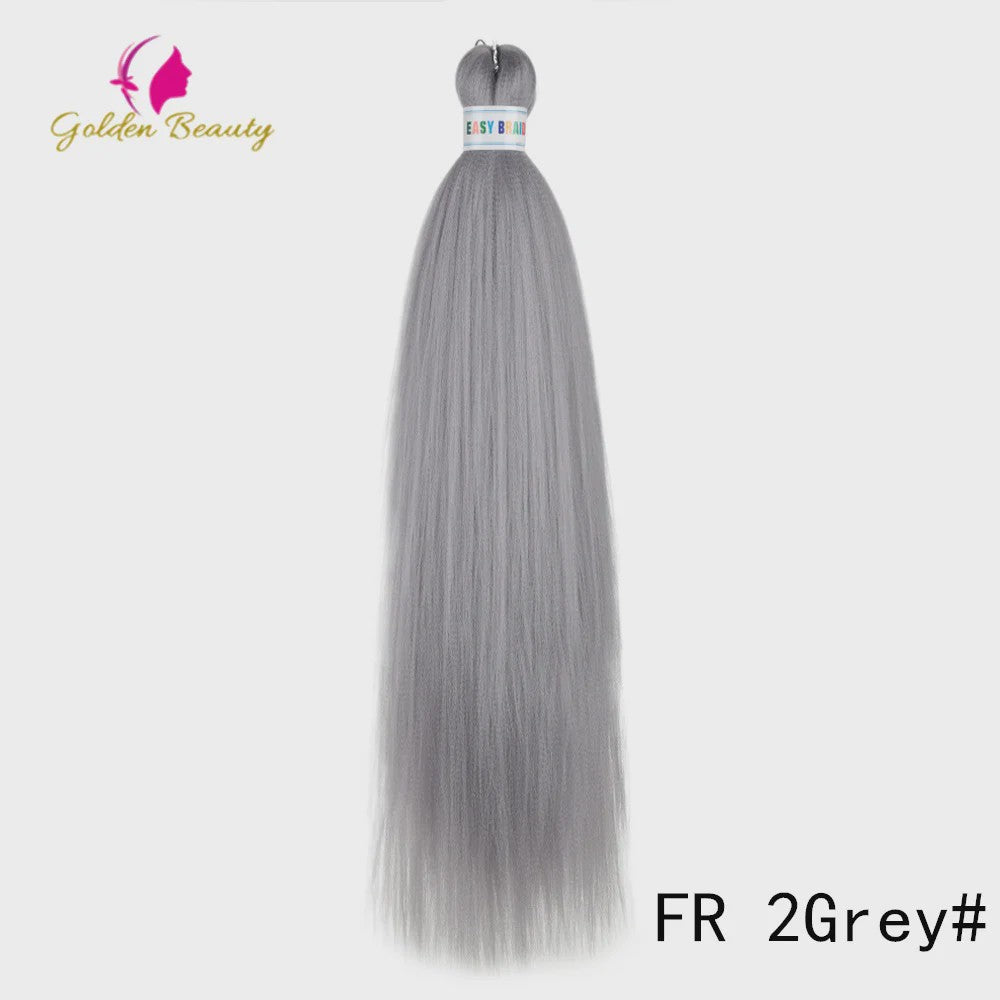 26 Inch Ombre Kleuren Vlechtsel Haar Synthetisch Pre-stretched Jumbo Braids Haar voor Cosplay & Pruiken