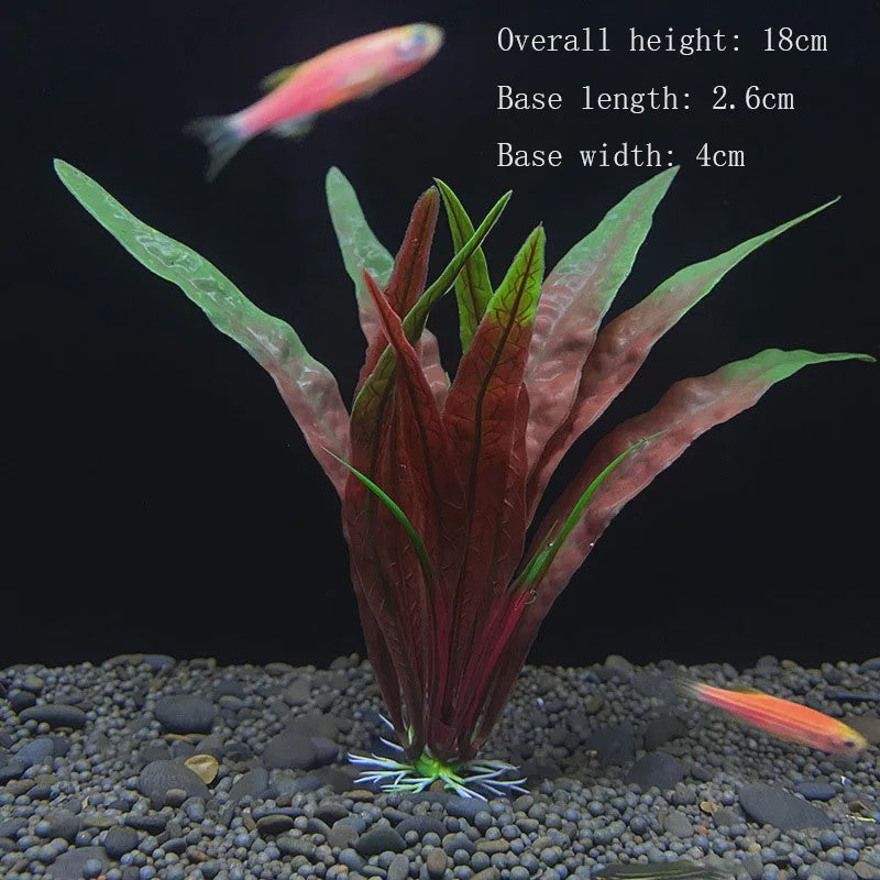 Kunstplanten Aquarium Set - Levendige Decoratie voor Vissenkom en Waterplanten