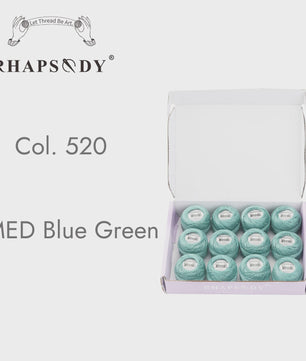 Rhapsody Pearl Cotton Garen Set - Maat 8 - 12 Bollen voor Haken, Borduren & Knutselen