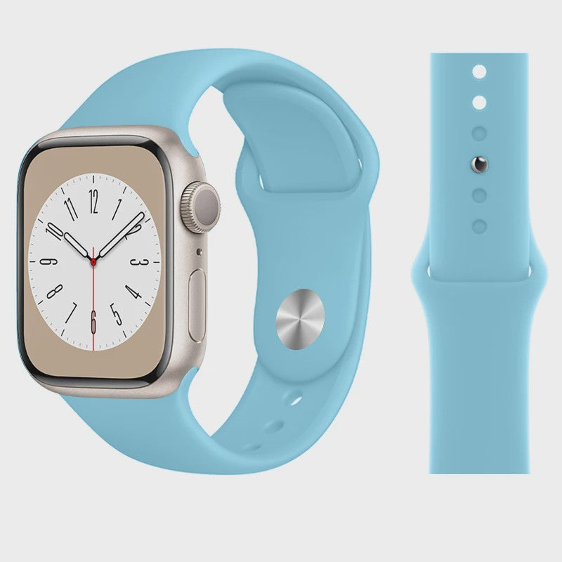 Sport Siliconen Bandje voor Apple Watch 38-49mm - Serie 1 t/m 11, SE, Ultra