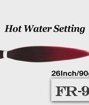 Pre-stretched Braiding Hair 26 Inch - Synthetische Haarverlengingen voor Crochet Braids in Kleuren