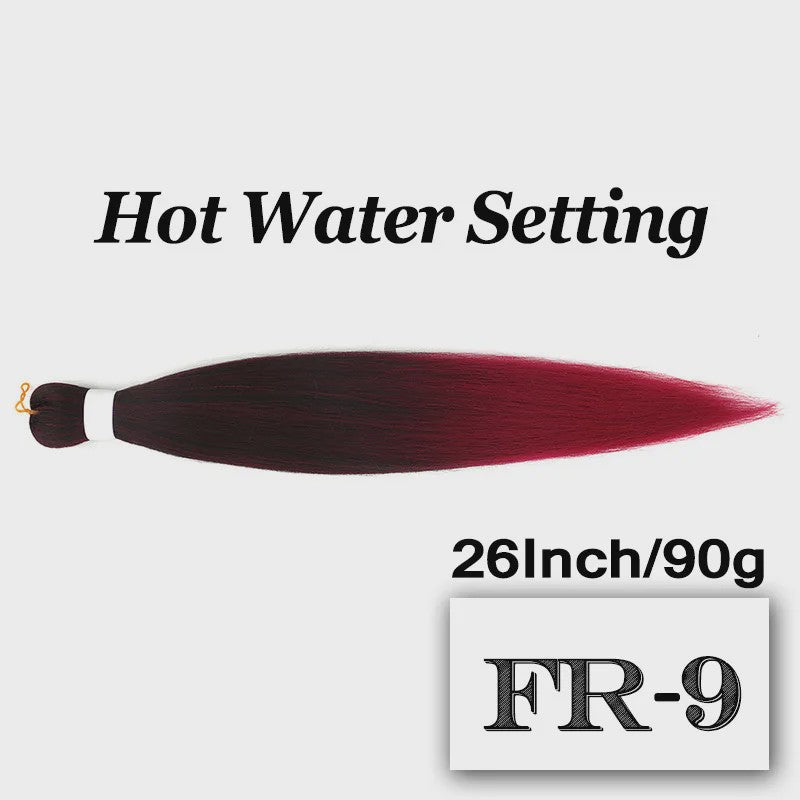 Pre-stretched Braiding Hair 26 Inch - Synthetische Haarverlengingen voor Crochet Braids in Kleuren