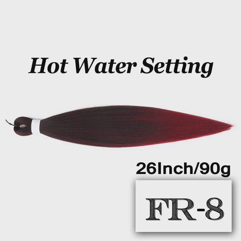 Pre-stretched Braiding Hair 26 Inch - Synthetische Haarverlengingen voor Crochet Braids in Kleuren