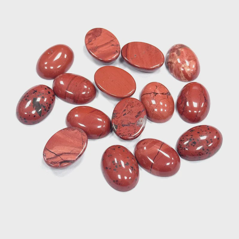 10x Kristal Cabochons Ovaal 13x18mm - Natuurlijke Helende Stenen voor Sieraden Maken