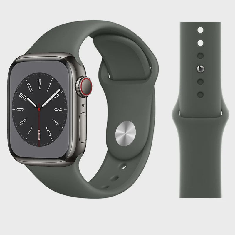 Sport Siliconen Bandje voor Apple Watch 38-49mm - Serie 1 t/m 11, SE, Ultra