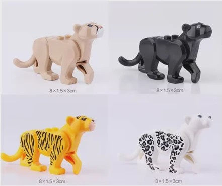 Bouwstenen Dierenpark & Boerderij: Varkens, Kippen, Panda's, Olifanten en Meer - Speelgoed Bouwpakket