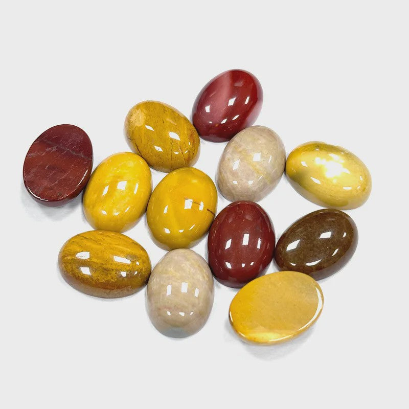 10x Kristal Cabochons Ovaal 13x18mm - Natuurlijke Helende Stenen voor Sieraden Maken