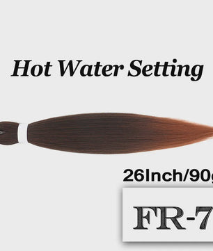 Pre-stretched Braiding Hair 26 Inch - Synthetische Haarverlengingen voor Crochet Braids in Kleuren