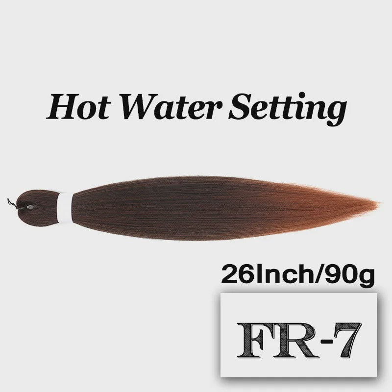 Pre-stretched Braiding Hair 26 Inch - Synthetische Haarverlengingen voor Crochet Braids in Kleuren