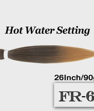 Pre-stretched Braiding Hair 26 Inch - Synthetische Haarverlengingen voor Crochet Braids in Kleuren