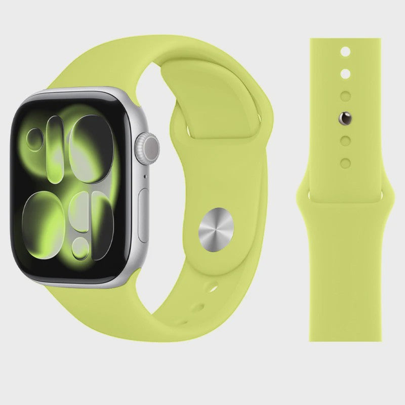 Sport Siliconen Bandje voor Apple Watch 38-49mm - Serie 1 t/m 11, SE, Ultra