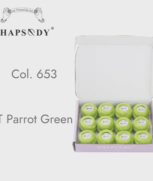 Rhapsody Pearl Cotton Garen Set - Maat 8 - 12 Bollen voor Haken, Borduren & Knutselen