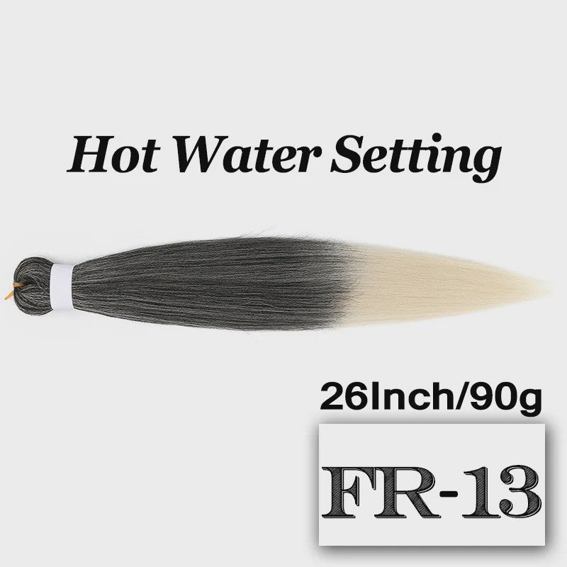 Pre-stretched Braiding Hair 26 Inch - Synthetische Haarverlengingen voor Crochet Braids in Kleuren