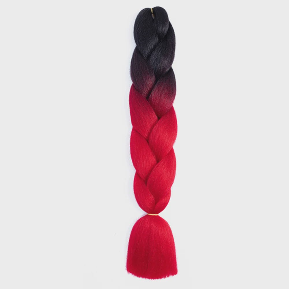 24 Inch Jumbo Braiding Hair Synthetisch Haar Ombre Crochet Braid Extensions voor Dames