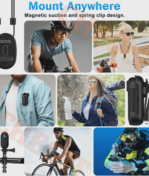 4K Mini Actiecamera met WiFi - POV Bodycam voor Motor, Helm & Sport - H88 model