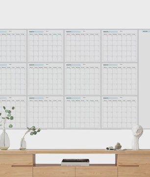 Grote Uitwisbare Jaarkalender Whiteboard Planner - 12 Maanden