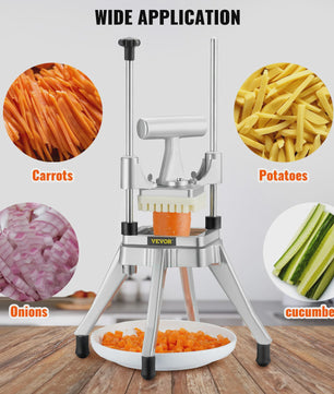 Professionele Groente Fruit Snijmachine - Heavy Duty Dicer & Slicer