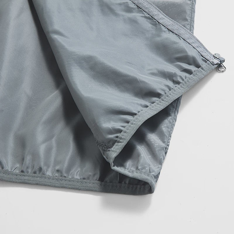 Unisex Waterdichte Outdoor Jas - Sneldrogend, Winddicht & Zonbescherming