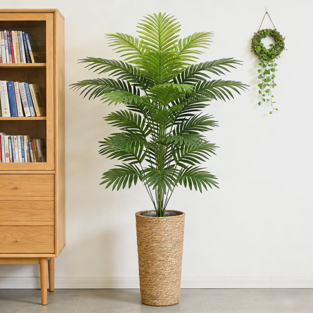 Kunstpalmboom 60-80cm Hoog - Realistische Kunstplant voor Binnen Decoratie