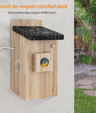 Slim Vogelhuisje met Camera: Slimme Nestkast met Bewegingsdetectie & App