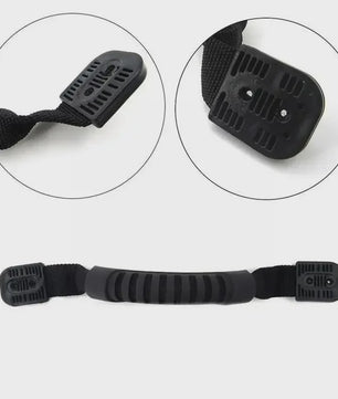 Zwarte Rubber Draaghendel voor Kajak & Kano - 29.5cm, Antislip Grip