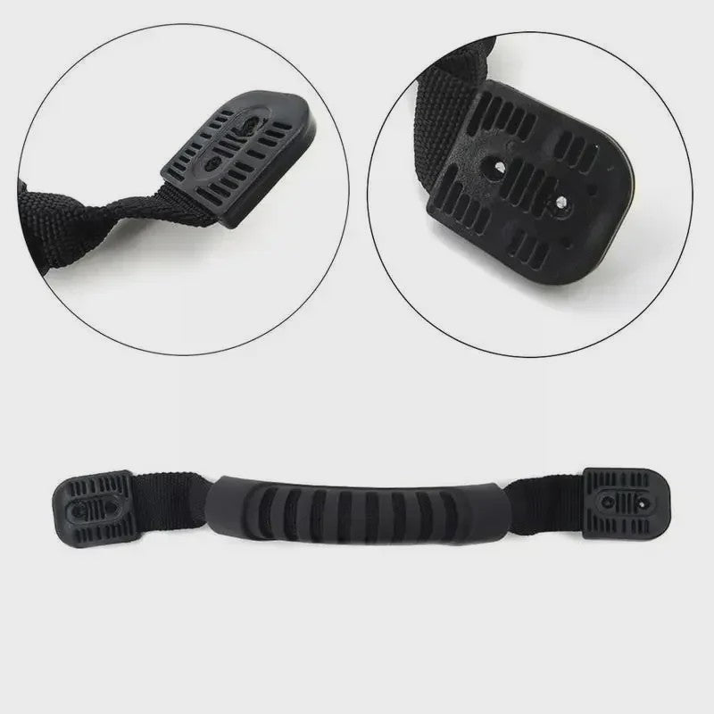 Zwarte Rubber Draaghendel voor Kajak & Kano - 29.5cm, Antislip Grip