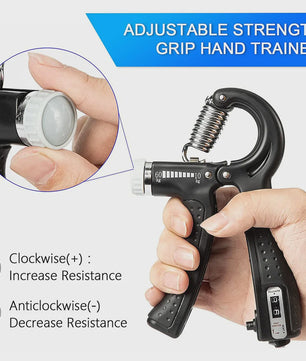 Verstelbare Hand Grip Strengthener met Teller - Kracht Training voor Handen & Onderarmen