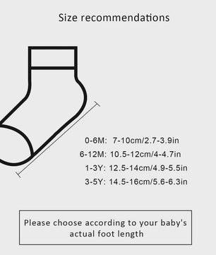 5/10 Paar Babysokjes met Schattige Beer - Zacht, Ademend & Comfortabel