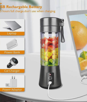 Draagbare Smoothie Blender - USB Oplaadbaar - Mini Fruit Juicer voor Shakes & Smoothies