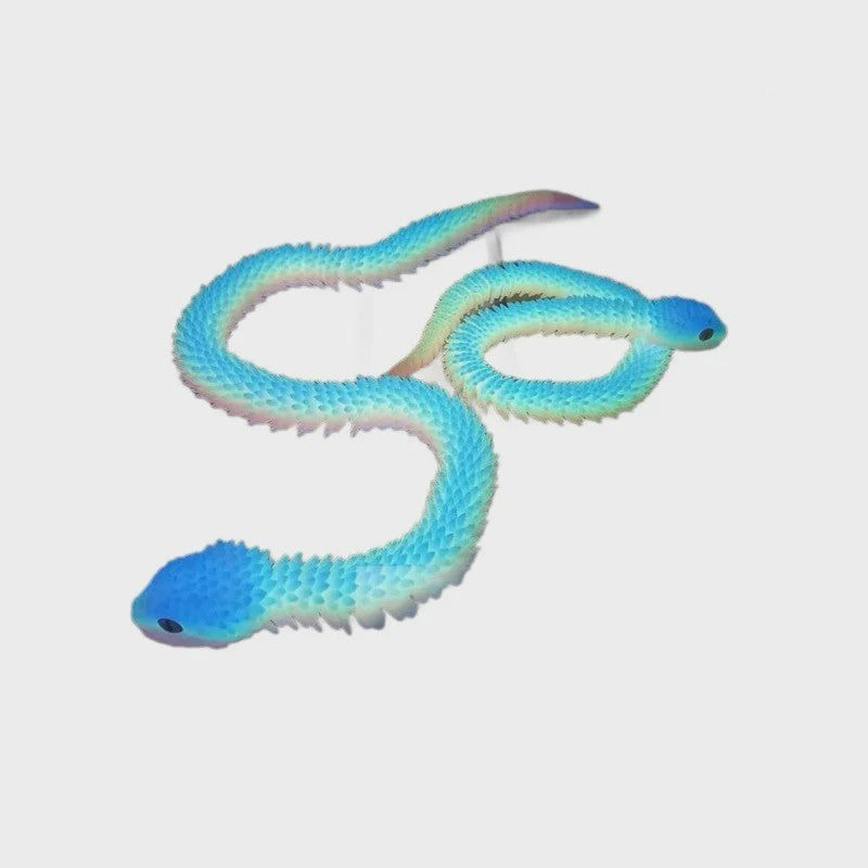 Flexibele Cobra Slang & Ei Statue - 3D Geprint Decoratie Ornament